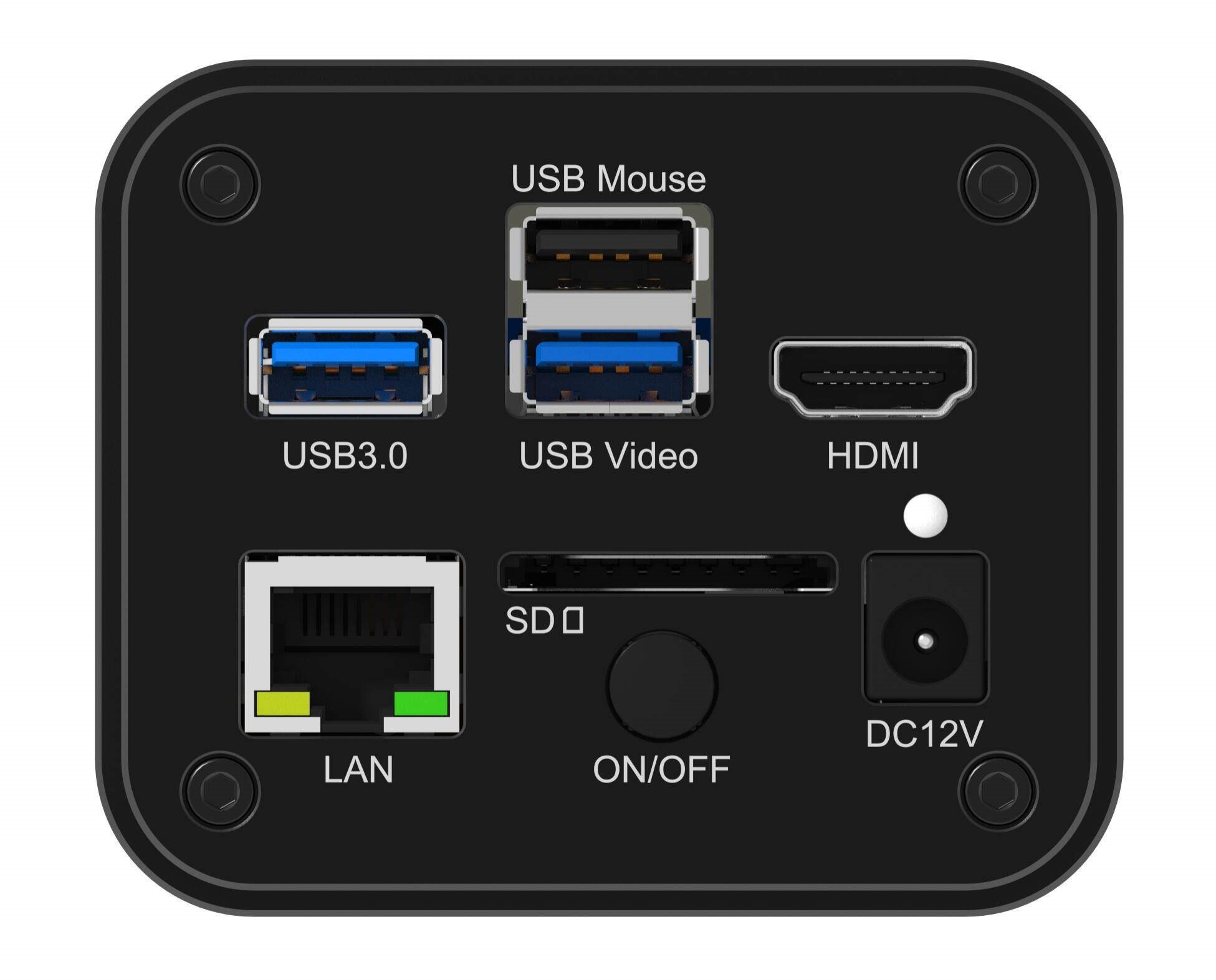 X5CAM4K系列HDMI相機接口面板示意圖